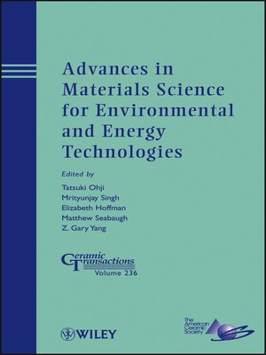 cover image of Advances in Materials Science for Environmental and Energy Technologies
